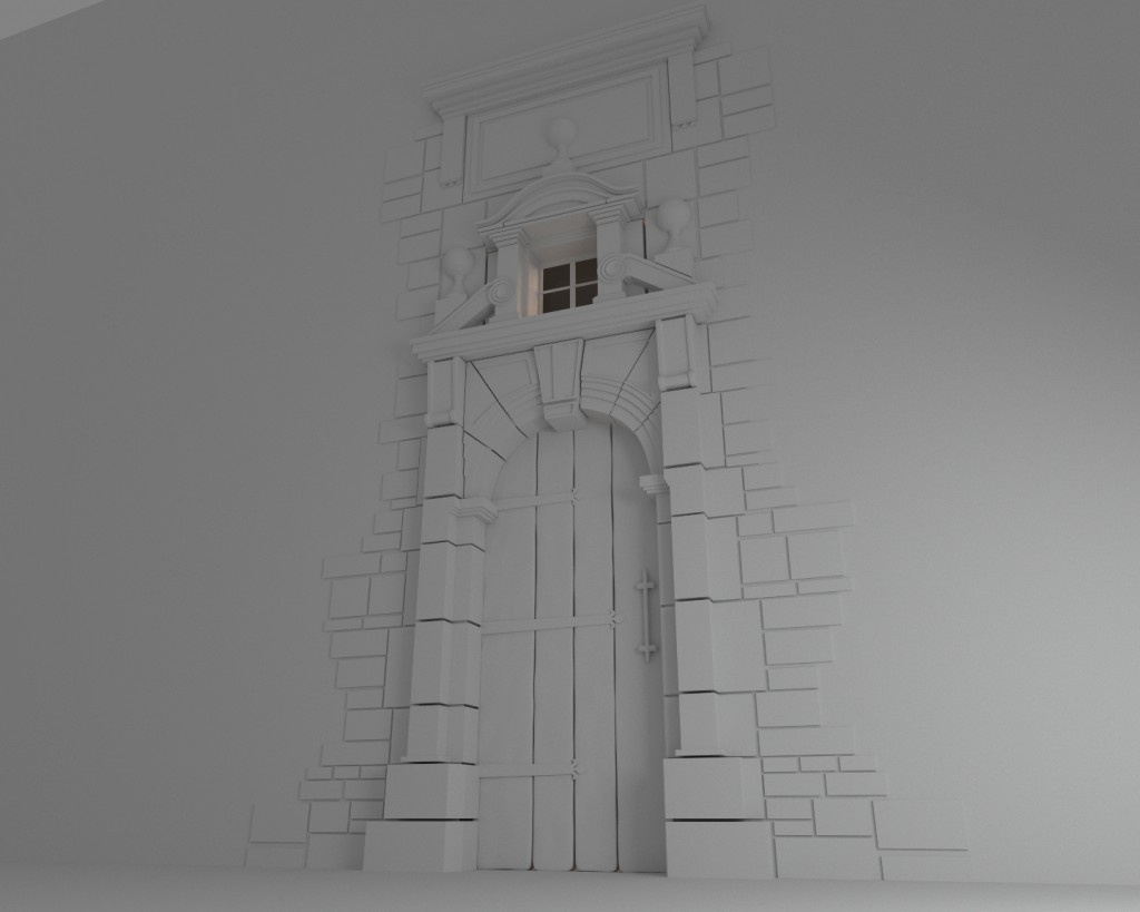 Neo-Classical Stone Doorway preview image 1